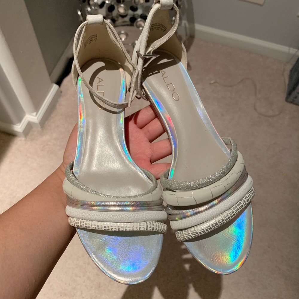 Aldo Ankle Strap Opal Sandal